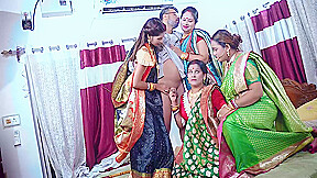 Desi Indian Tharki Sasurji Hardcore Fuck With His Four Stepdaughter In Laws At The Same Time ( Full Movie )