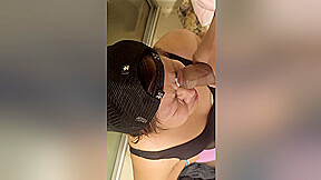 Single Stepmom Sucks It All Day Long